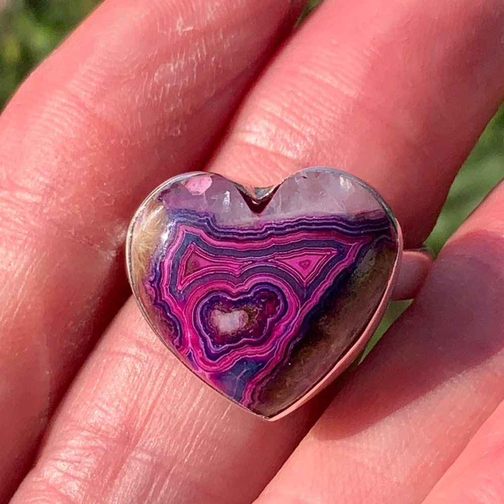 BOUTIQUE LAGUNA LACEAGATE 925 STERLING SILVER RING